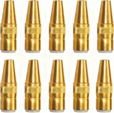 NST-3818B Nozzle Centerfire Slim 3/8'' 1/8'' Recess Brass for Bernard MIG gun,10pk