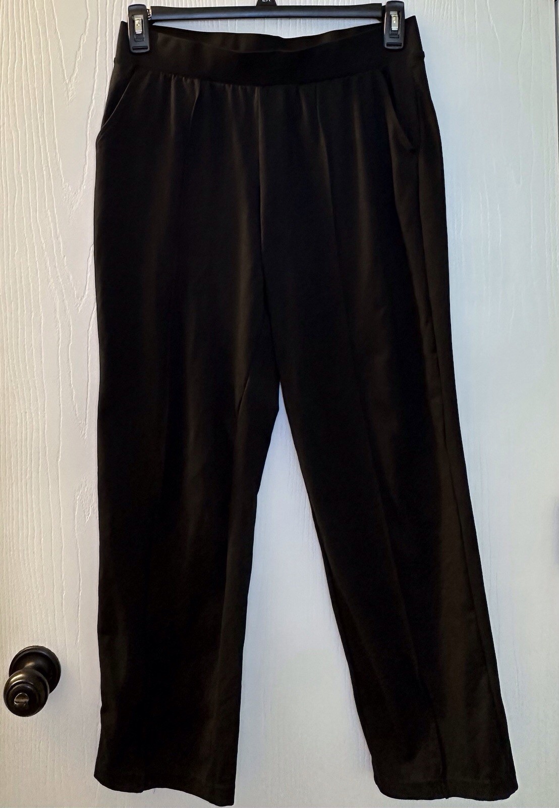 Mondetta solid black casual athletic pull on jogg… - image 2