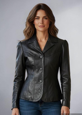 Vintage 1990's or Y2K Wilsons Maxima Black Leather Jacket Size Medium