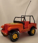 Vintage Tonka Orange Jeep Renegade Toy Vehicle