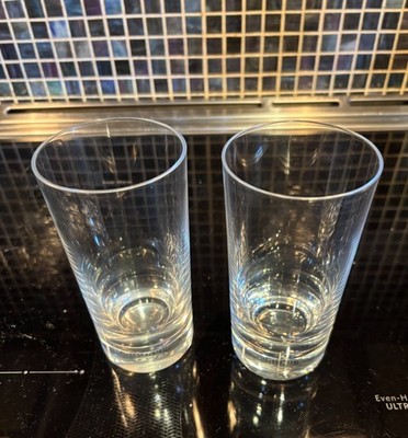 2 Baccarat Highball Glasses Unknown Pattern Possibly Montaigne Collection