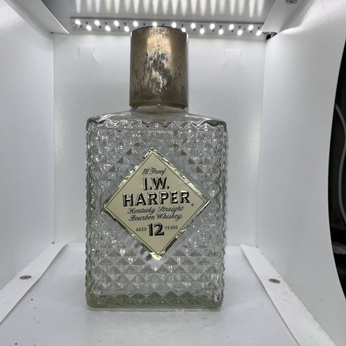 I. W. Harper 12 Jahre Glas Bourbon Flasche Dekanter Pappy