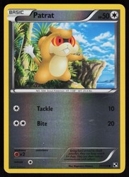 Patrat 77/114 Black & White Base Set Reverse Holo