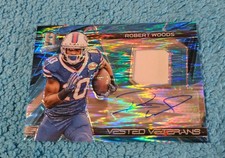 2015 Spectra Autograph Vested Veterans Robert Woods Buffalo Bills 47/50 #VV-RW
