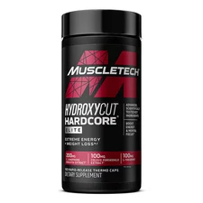 MuscleTech Hydroxycut Hardcore Elite 100ct Rapid-Release Thermo Caps EXP 03/2027