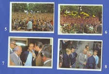 Bergmann 1966/67 - 4 Sammelbilder --- Nr. 5-8 aus Fussball Sammelalbum