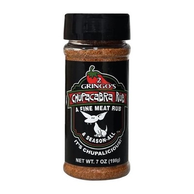 2 Gringos Chupacabra Original Blend Fine Meat Rub All Purpose Seasoning 7 oz.