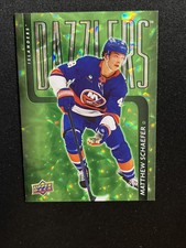 25-26 UD Series 2 Hockey Rookie Green Dazzlers DZ-57 Matthew Schaefer