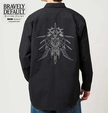 Bravely Default x graniph Uroboros Loose Shirt Black Japan New