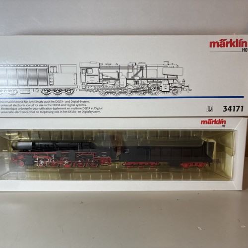 Märklin 34171, Lok mit Kondensations-Tender der DB, delta  Digitalunbespielt OVP | Zustand: Neu