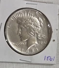 1921 Bold Relief LIBERTY Peace Dollar 90% SILVER Original STRONG LUSTER! RARE