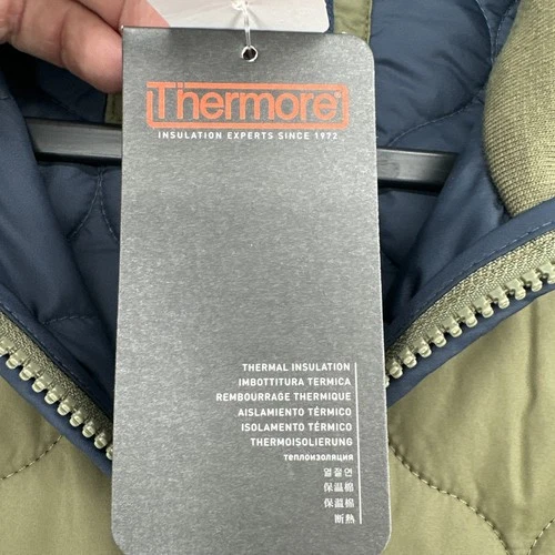 NWT Brooks Brothers Thermore Insulated Onion Quilted Jacket Medium Green NWT image 10