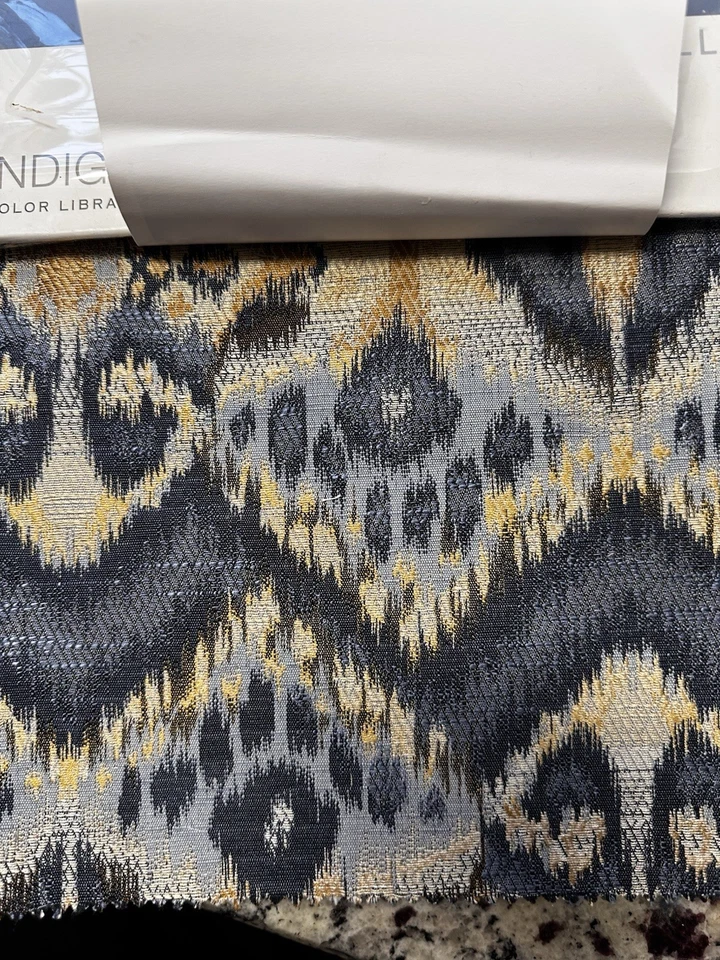 Libro de muestra de tela de tapicería azul pasatiempos pasatiempos artesanía diario manualidades Foto 2 de 4