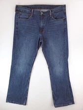 Levis 527 Jeans Mens 38x32 Blue Bootcut Denim Stretch Classic Five Pocket Pants