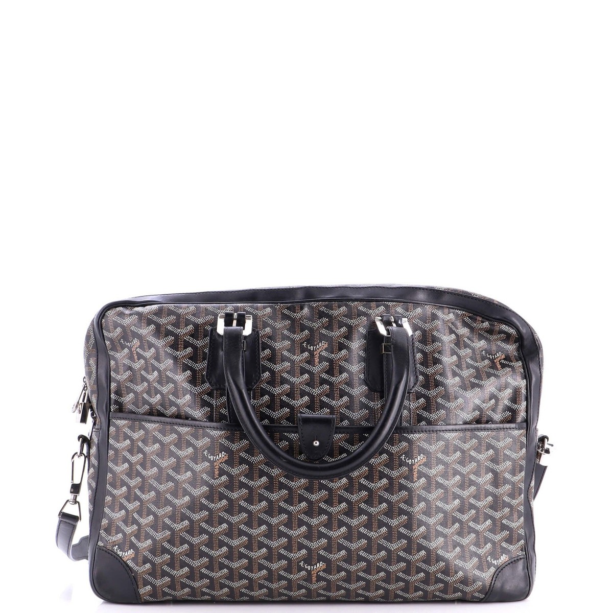Goyard Ambassade Briefcase Coated Canvas PM | eBay