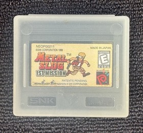 Metal Slug 1st Mission Neo Geo Pocket SNK Authentic w/ Case