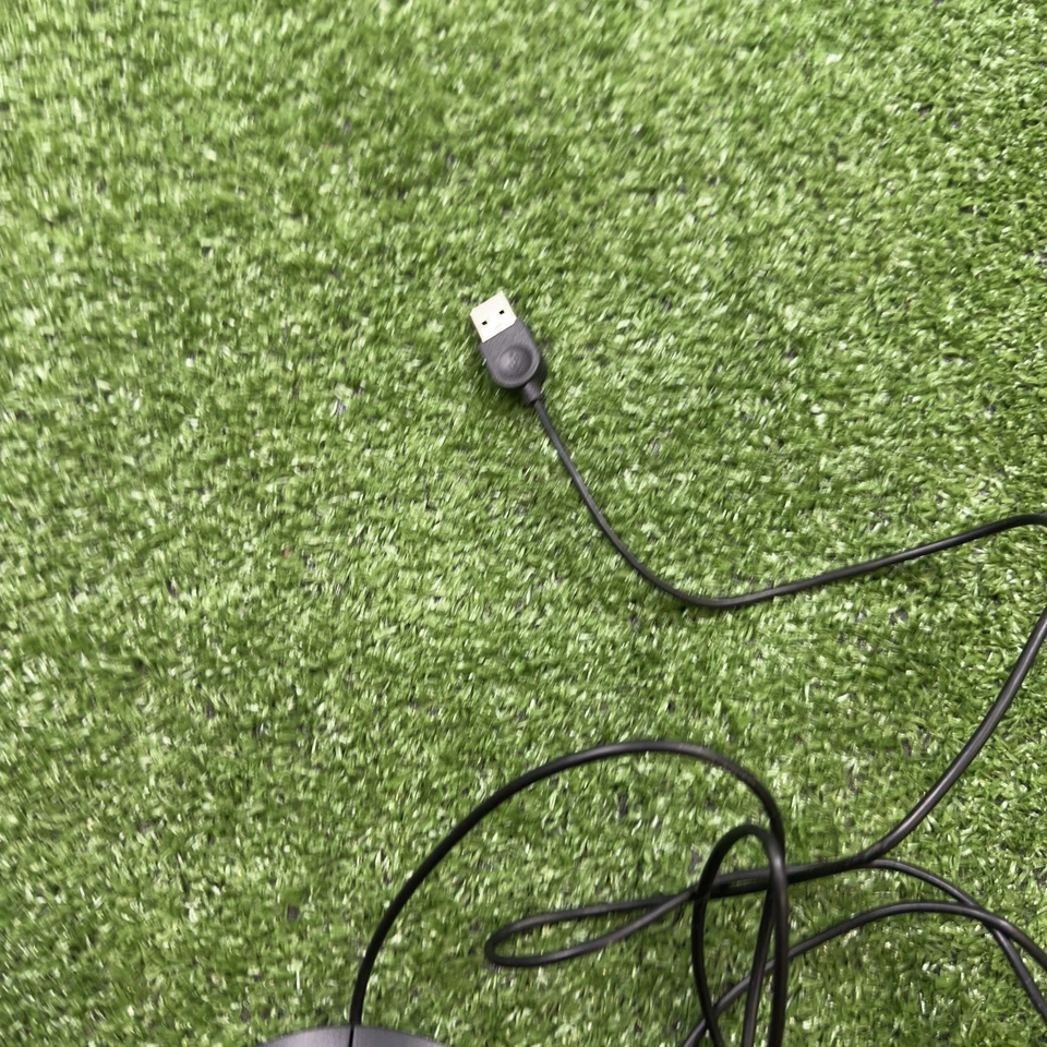 Lenovo Essential USB Mouse Wired 2-Button Black Red Scroll Wheel Optical Mouse - Image 2 of 4