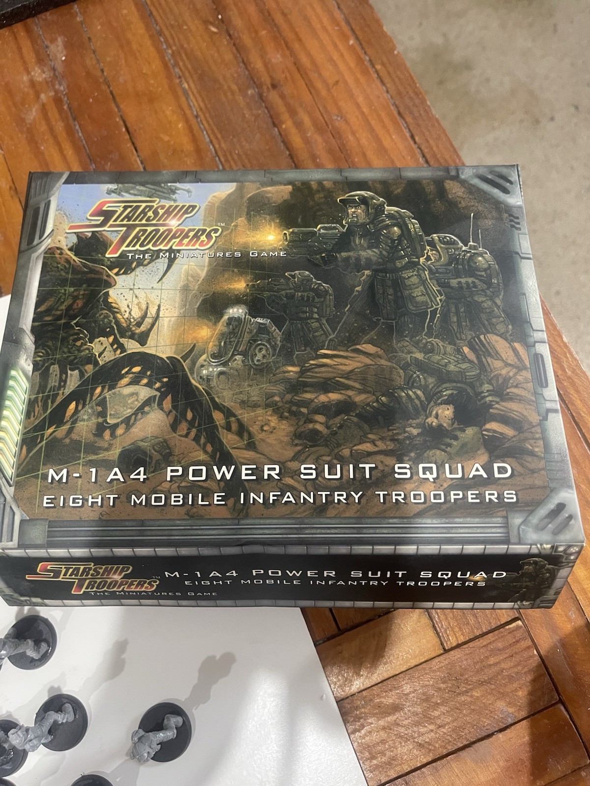Starship Troopers M-1A4 Power Suit Squad Mongoose Publishing OOPx24 Troopers