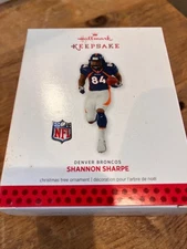 Hallmark Keepsake Ornament 2013 Shannon Sharpe Denver Broncos NFL Football NIB