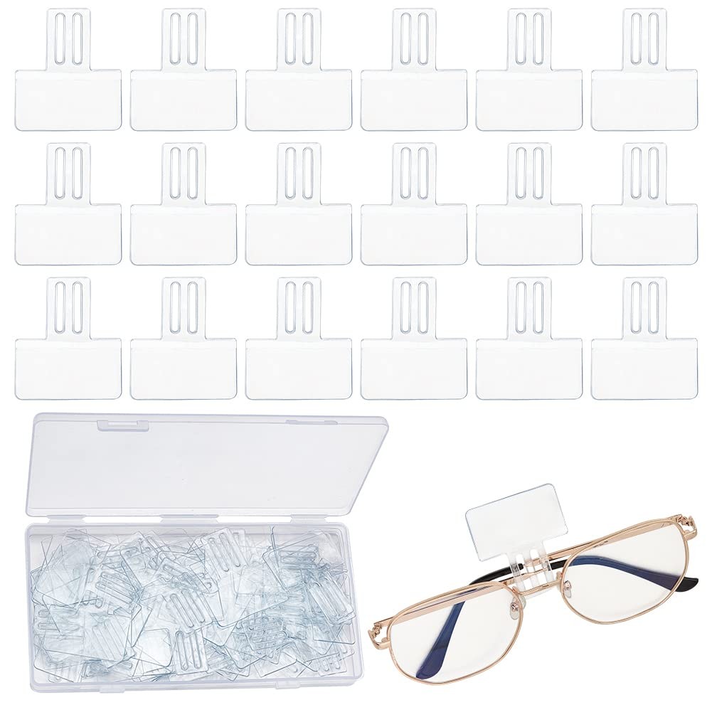 Porte-étiquettes de prix en plastique anti-poussière pour monture de panier, 100x