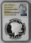 2023-S Peace Dollar $1 PF 69 Ultra Cameo NGC Early Releases