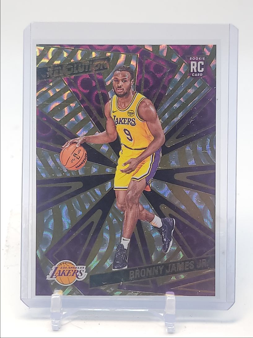BRONNY JAMES JR. 2024-25 REVOLUTION BASKETBALL ROOKIE GROOVE #118 RC Q4832