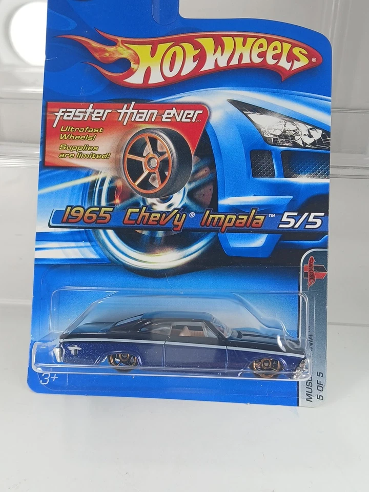 Hot Wheels 2005 más rápido que nunca Muscle Mania 65' Chevy Impala lote de 2 Foto 4 de 4