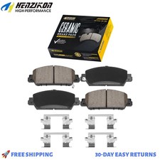 Ceramic Front Brake Pads P-1654 w/Hardware for Honda Accord 2013-2023 EX EX-L LX