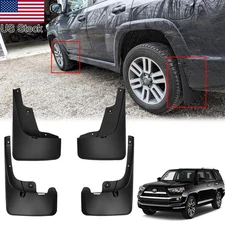 4Pcs Front Rear Splash Guards Mud Flaps Mudguards For 2010-2023 Toyota 4Runner