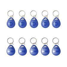 10 PCS Writable 125kHz RFID Key Fob Proximity ID Card Token Tag Rewritable T5...