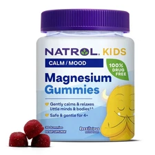 6/26 Natrol Kids Magnesium Citrate Gummies, Gently Calm and Relax Little Minds a