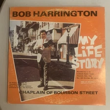 Bob Harrington, Double LP, VG+, My Life Story *Sermon*