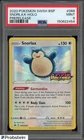 2020 Pokemon SWSH BSP Prerelease #068 Snorlax Holo PSA 9 MINT
