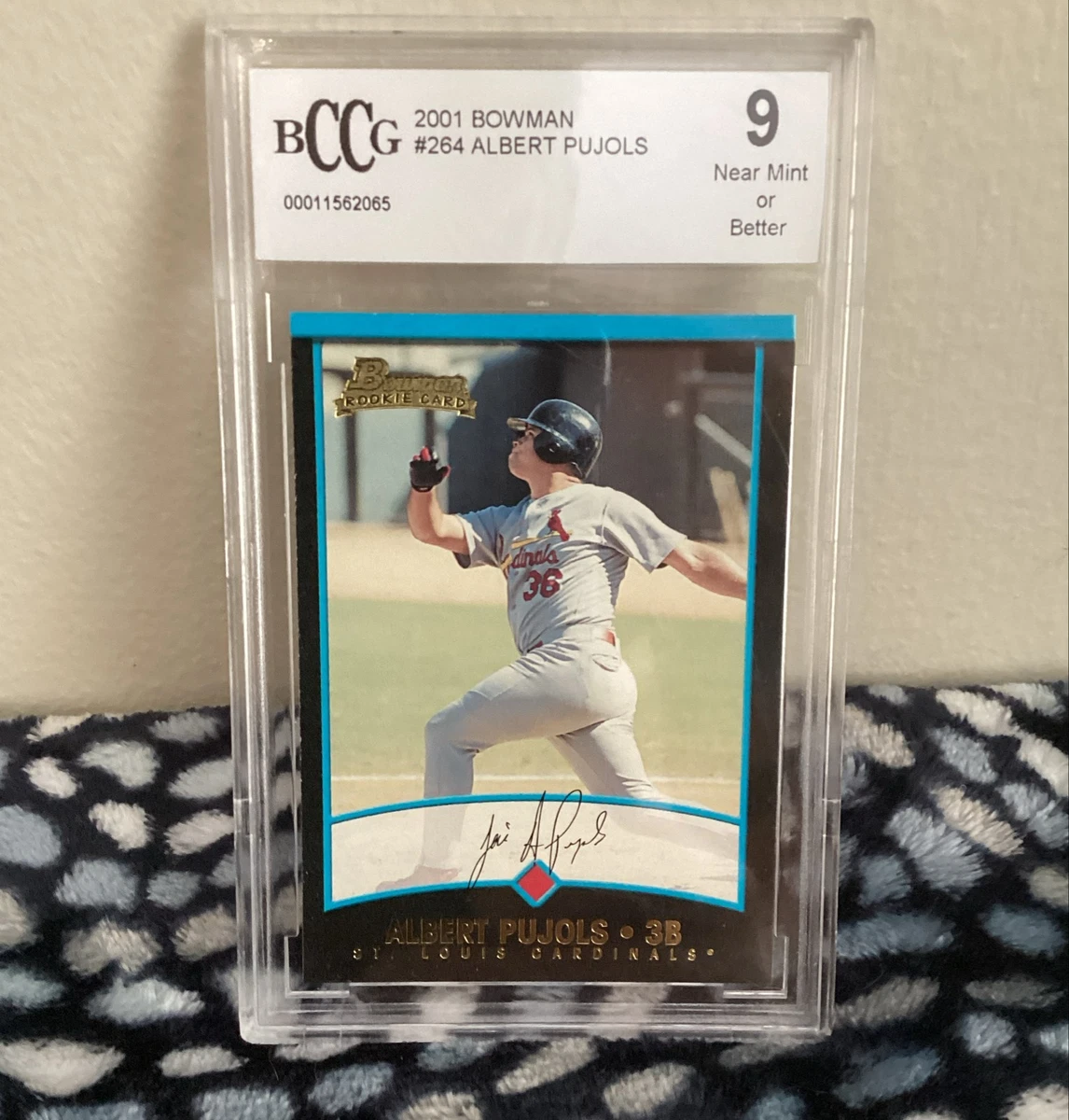 Bowman Albert Pujols Rookie Baseball Sports Trading Cards