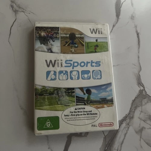 Nintendo Wii - Wii Sports includes disc and manual - rated G  PAL nintendo