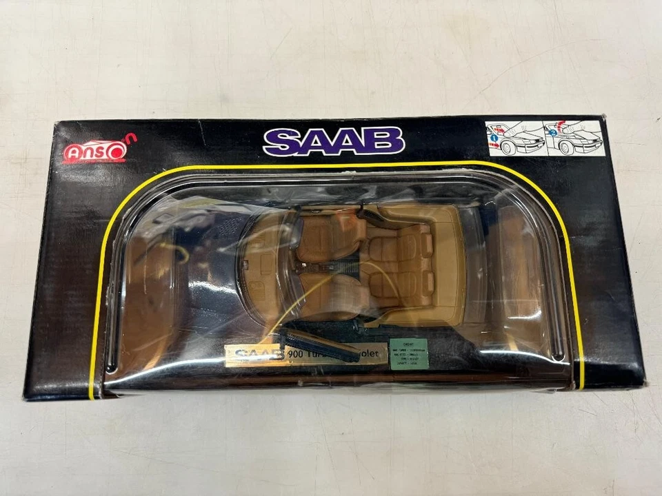 ANSON 金属系列 1: 18 比例 SAAB 900 涡轮车厢原装包装 — 第 2/4 张图片