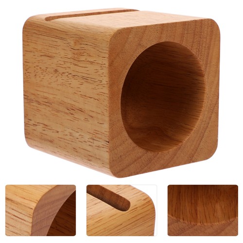 Wooden Mobile Phone Holder Cell Stand Table Desktop Speaker Bracket - 第 11/12 張圖片