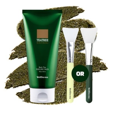 WELLDERMA Chaisle Tea Tree Herb Tox Facial Exfoliating Wash Off Peeling Pa korea