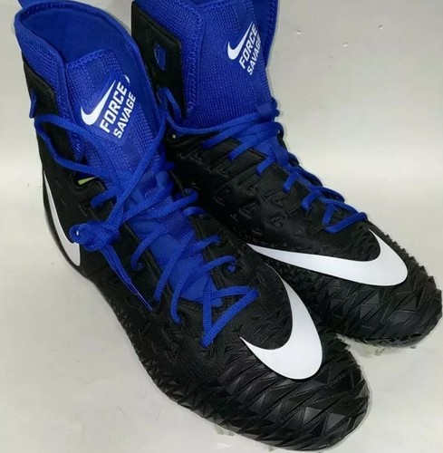 Nike Force Savage (US-Größe 16) Herren Fußballschuhe schwarz blau - Bild 7 von 8