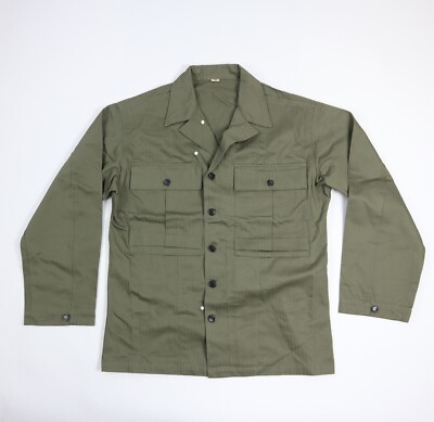 Military HBT 13 Star Button Shirt Jacket US Army WWII 40s Style