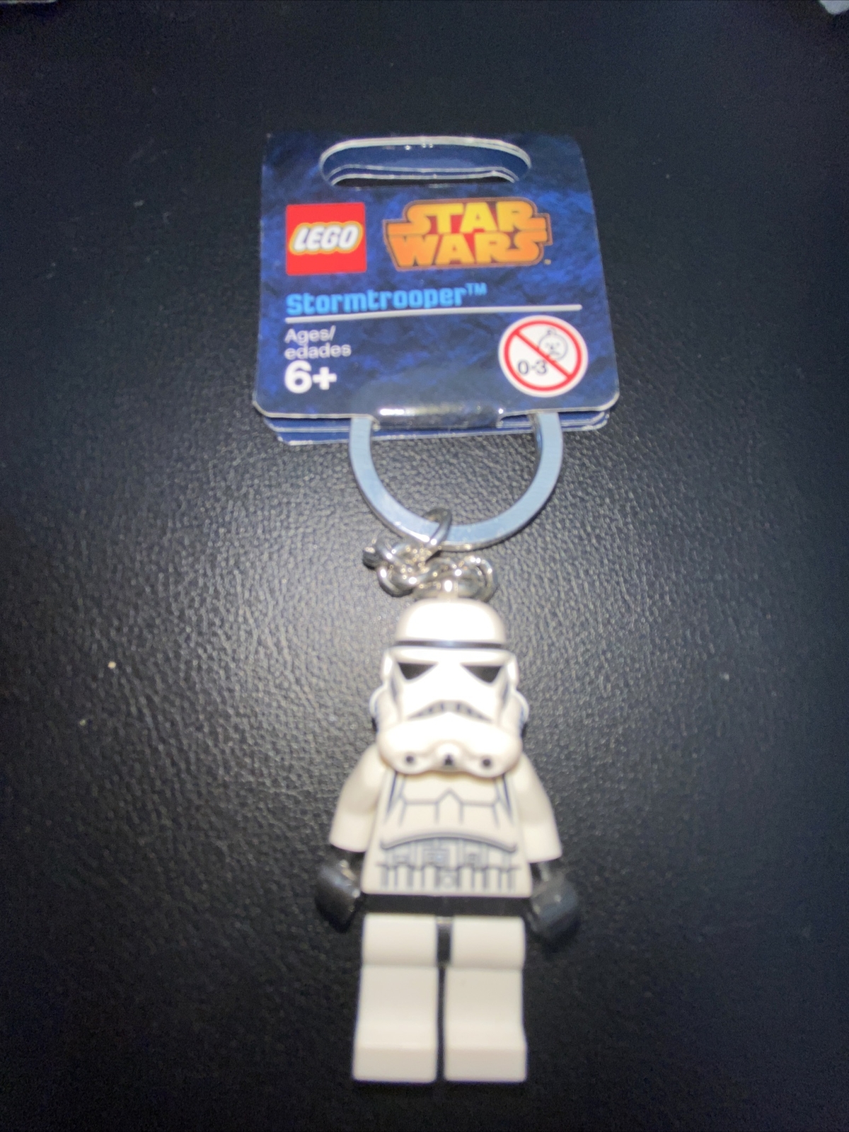 LEGO STAR WARS STORMTROOPER MINIFIGURE KEYRING KEYCHAIN 850999 RARE RETIRED
