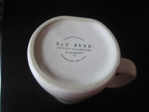 Rae Dunn White "I Woke Up Like This" Coffee Mug 20 oz Artisan Collection NEW - Picture 3 of 3