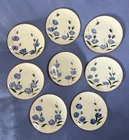 Stangl Vintage Pottery Chicory 6" Bread Plates - 8 Pieces
