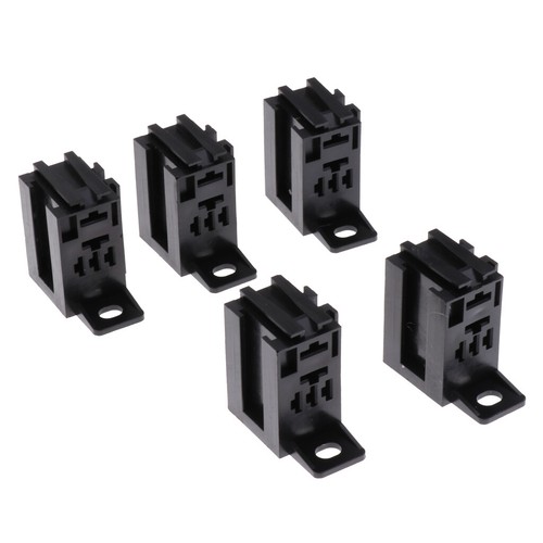 5 Sets Automotive Relay Socket Micro 60AMP 5Pins with 25 Copper Terminals - Picture 8 of 12