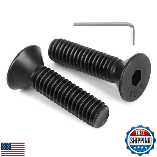 20 PCS 5/16"-18 x 5/8" Flat Head Socket Cap Screws Bolts, Countersunk Allen B