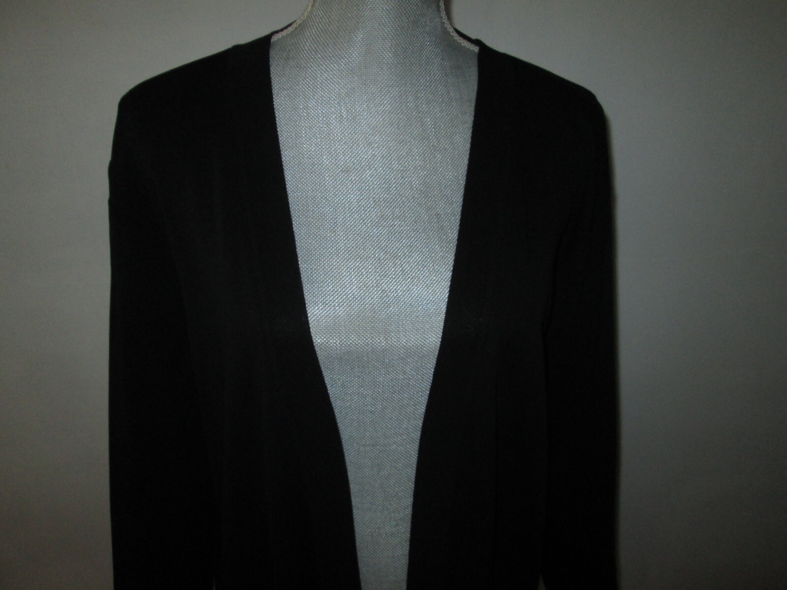 Exclusively MISOOK Solid Black Open Front Cardiga… - image 2