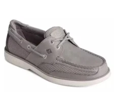Sperry Men's Surveyor 2 Eye Boat Shoes Gray Sts25150 Medium