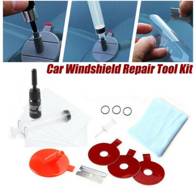 #ad Windscreen Windshield Repair Tool Set DIY Car Kit Wind Glass For Chip Crack Fix $2.91