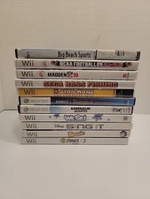 Nintendo Wii Game Lot - Lots Of Fun and Family Games Bundle! Lego Star Wars Sega