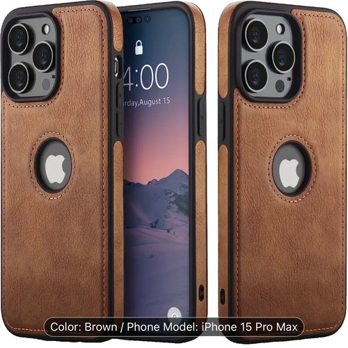 Montblanc Sartorial Leather Hard Cover Phone Case for Apple iPhone